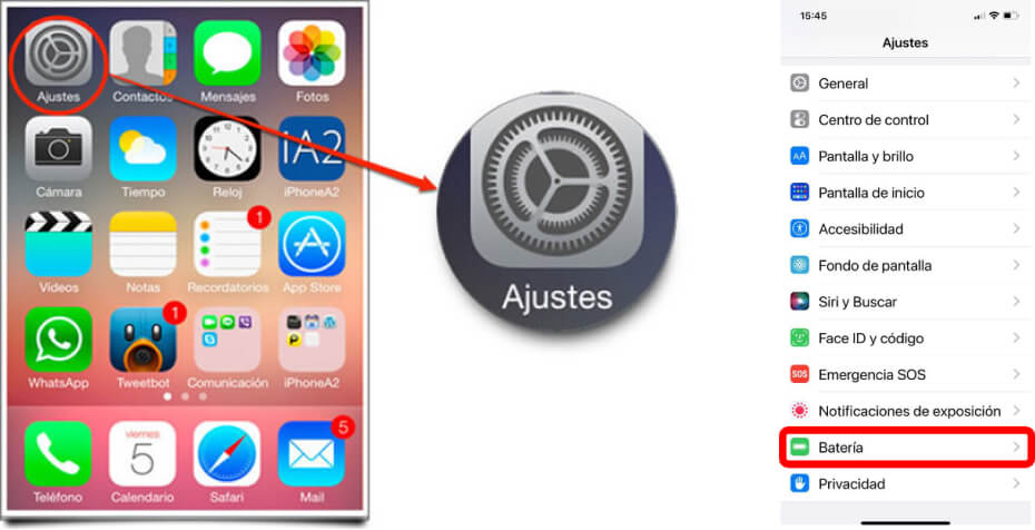 ESTADO DE TU BATERÍA EN UN DISPOSITIVO iOS (IPHONE, IPAD)